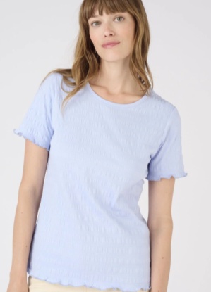 Damart Short Sleeved Crinkle T-shirt